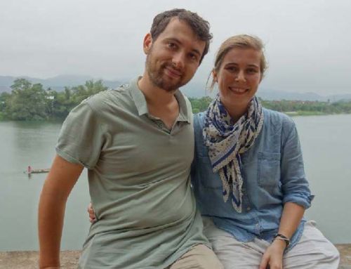 Odon et Laetitia en fin de mission au Vietnam